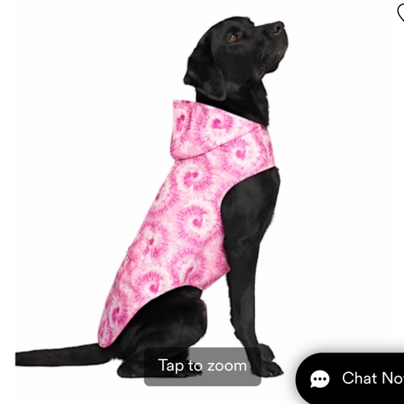 Barbie x Canada Pooch Pick Me Poncho Tie Dye for Dogs size 12